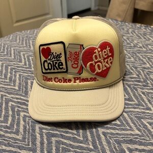 American Needle White and Red Trucker Hat